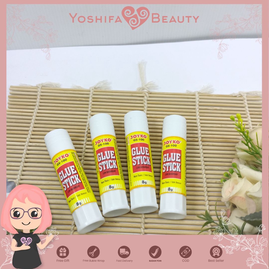 

Lem Kertas Stick Glue Stick JOYKO GS-100 8 Gram | Lem Joyko