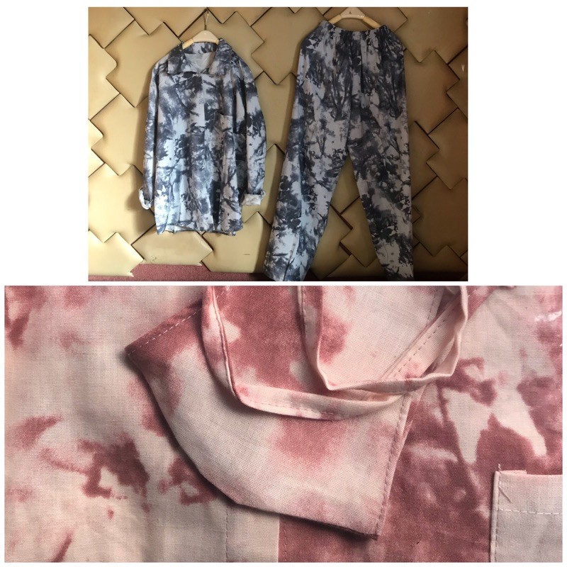 setelan tie dye jumbo