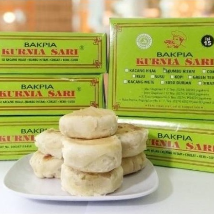 Bakpia Pathok Kurnia Sari Jogja (Isi 15 pcs)
