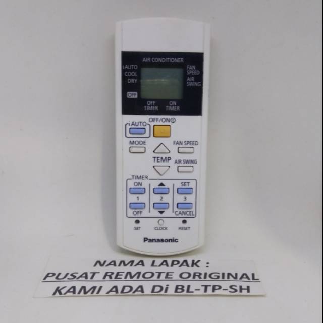 REMOTE REMOT AC PANASONIK I-AUTO 4625 ORIGINAL ASLI