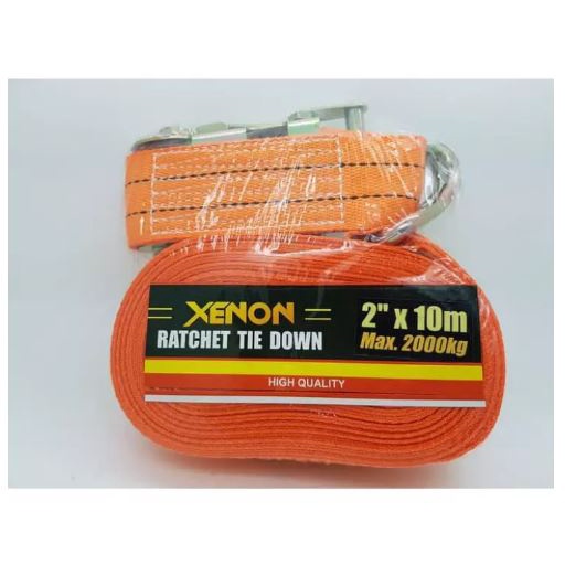 XENON RACHET TIE DOWN 2 TON x 10 METER TALI IKAT BARANG ORIGINAL MURAH KUALITAS PREMIUM