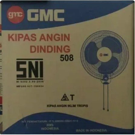 Kipas Angin Tembok / Wall Fan 16 Inch GMC 508