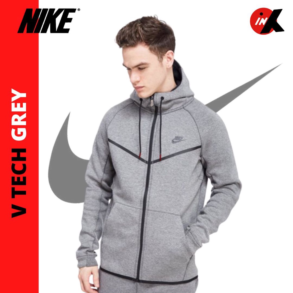 JAKET HOODIE NIKE  TECH ABU TUA GRADE ORIGINAL