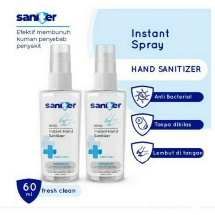 SANITER Hand Sanitizer Spray 60 ml