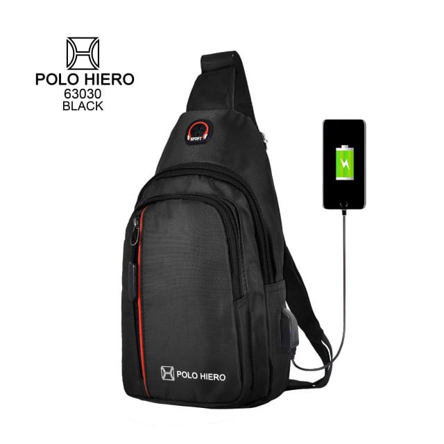 { FF } Tas Selempang Pria Original Polo Heiro 63030 New Arrival Bagus