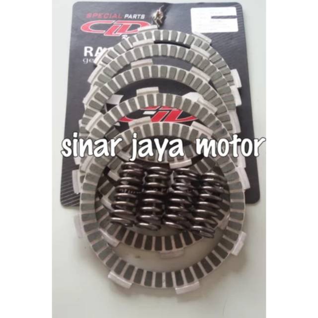 Kampas kopling CLD kevlar per kopling cld Rx king rxk 1set lengkap