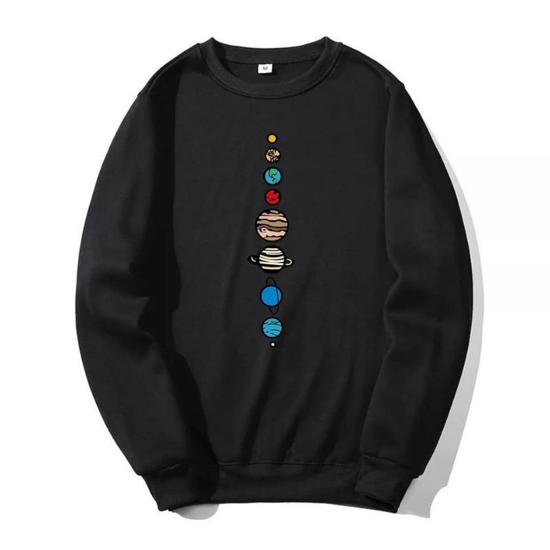 JAJARAN PLANET SWEATER UNISEX TEBAL KEKINIAN TERBARU&quot;