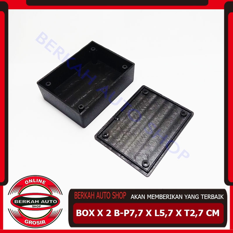 Box X2 B Plastik P7.7 x L5.7 x 2.7 Cm