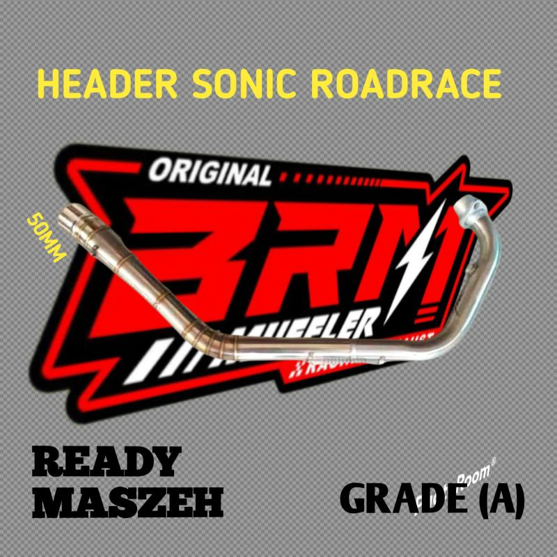 Header Leher Knalpot SONIC ROADRACE