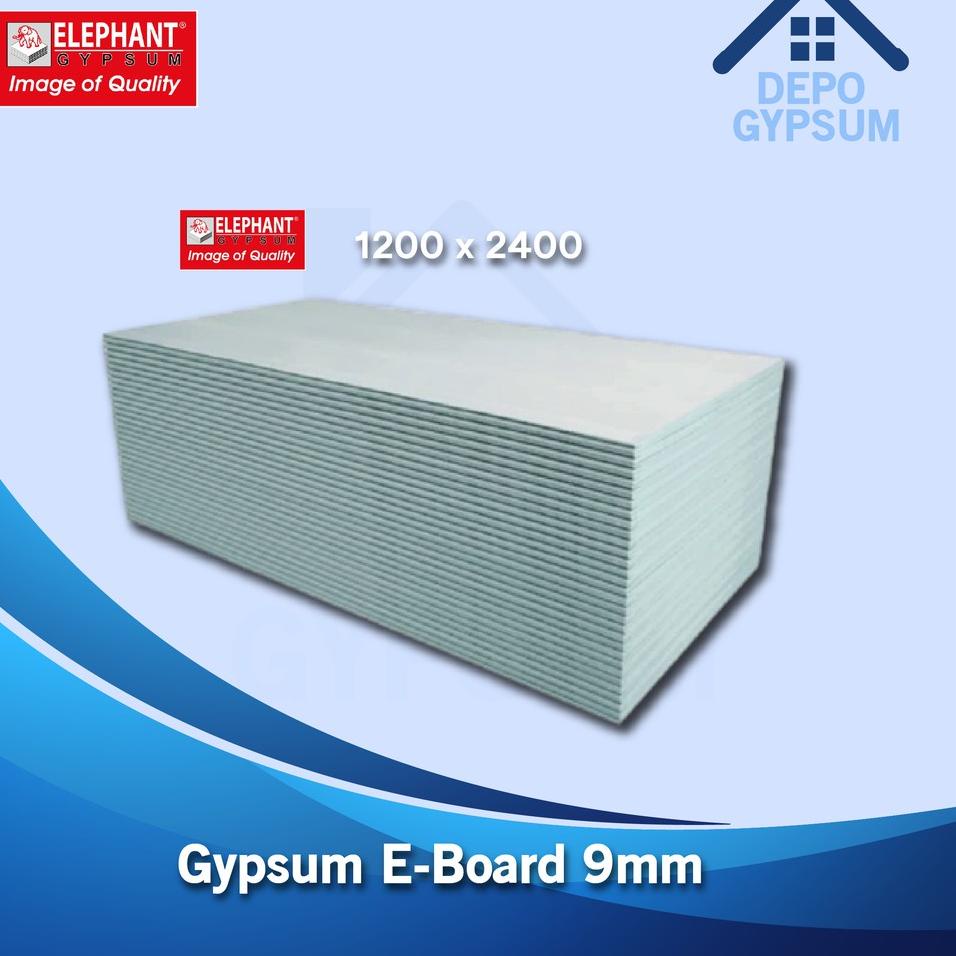 ✳ Papan Gypsum Eboard Elephant 09mm 1200x2400 |Gipsum Elephant Eboard 9 ♢