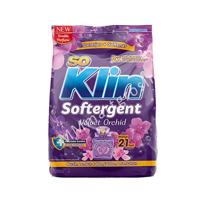 So Klin / Deterjen + Softergen / Velvet Orchild / Deterjen Bubuk 770g