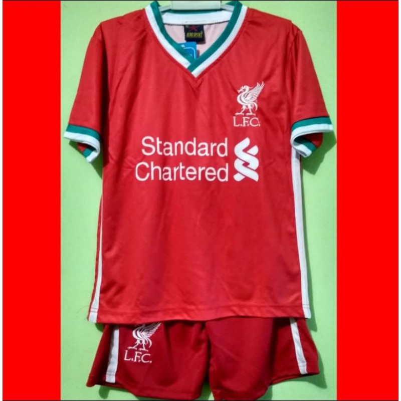 Jersey Kids Liverpool Home Setelan Baju Bola Liverpool 2020/21 Baju Bola Anak Liverpool Terbaru Home