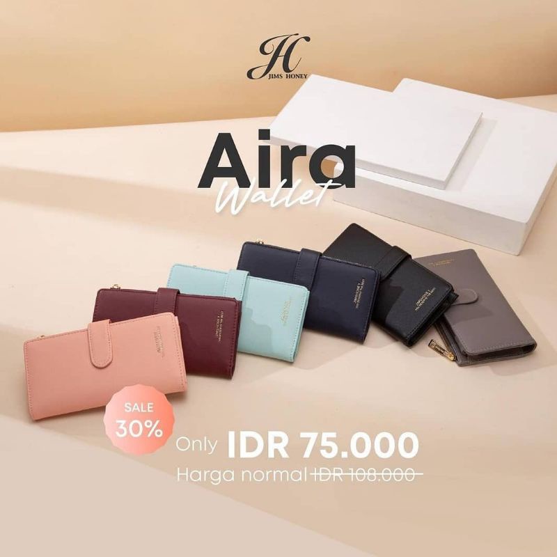 Dompet Aira Jims Honey Aira Wallet Dompet Wanita Jims Honey Original