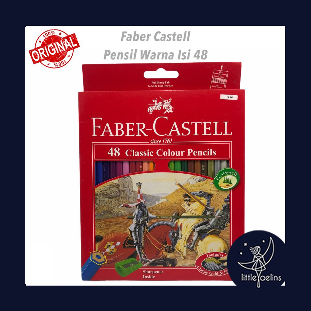 

PENSIL WARNA FABER CASTELL 48 CLASSIC COLOUR PENCILS