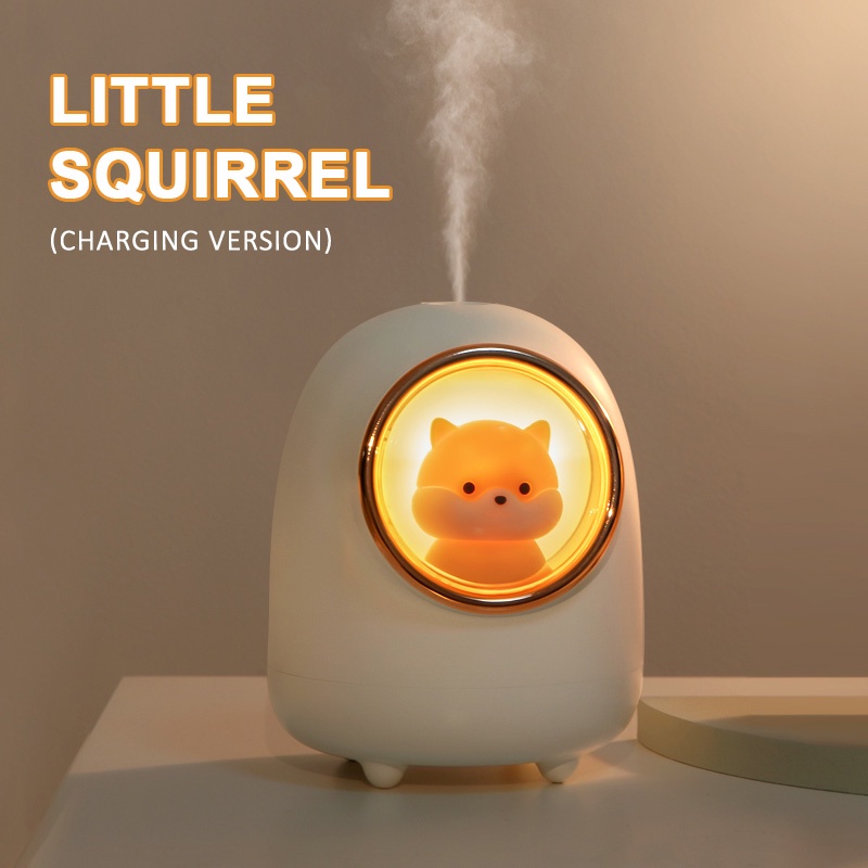 ✅COD Penjual Lokal✅ CORN Pportable Humidifier Diffuser Aromaterapi Lucu Wireless Mini Oil Murah Humidifiers Kapsul Ruang Angkasa Diffuser Ultrasonic With Led Night Light