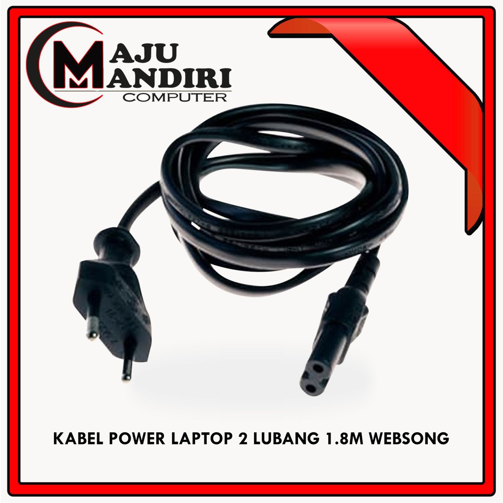 Jual Kabel Power Ac Listrik Printer 2 Lubang 18 Meter Websong Print Brother Canon Epson Hp 5906