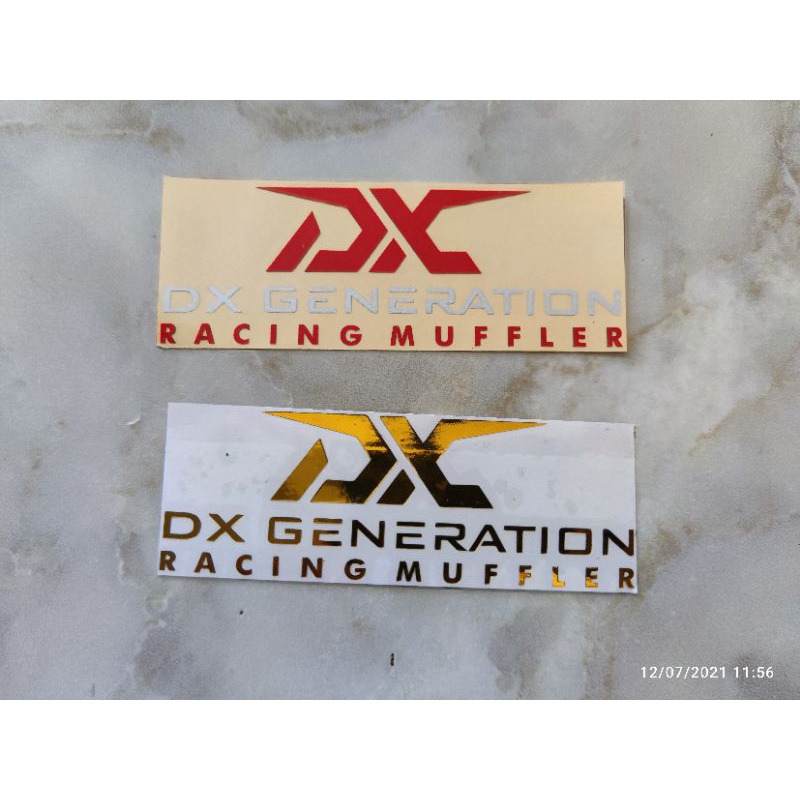stiker original Dx Generation Racing