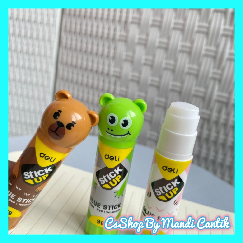 

Ready Lem Perekat Kertas Gambar Animal Lucu Deli Glue Stick Binatang Imut Bisa COD