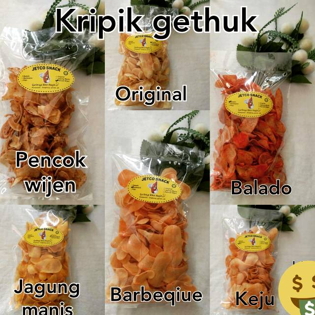 

Keripik Gethuk "Jetco Snack" Camilan Varian Rasa