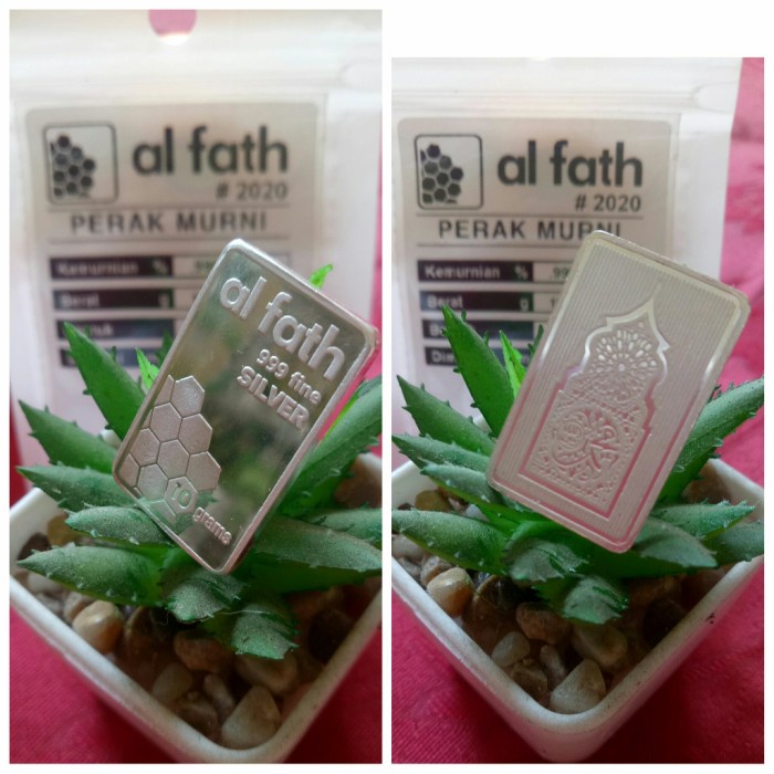 [READY STOCK] Silver Bar Perak Batangan Al Fath 10 Gr baru 2020 bukan Wakala Nadir