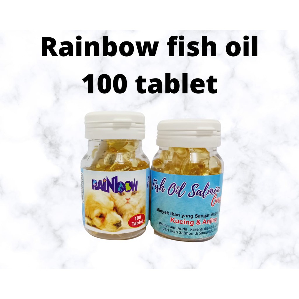 RAINBOW ===&gt; ( Fish Oil Salmon Omega + ) 100 Tablet