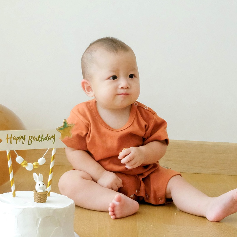[REJECT SALE] Nice Kids - Snap Playsuit (Baby Playsuit 0-2 Tahun) Jumper Pakaian Bayi Anak Newborn