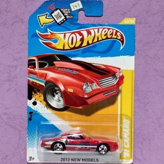 Hot Wheels 81 Camaro (Akta) merah
