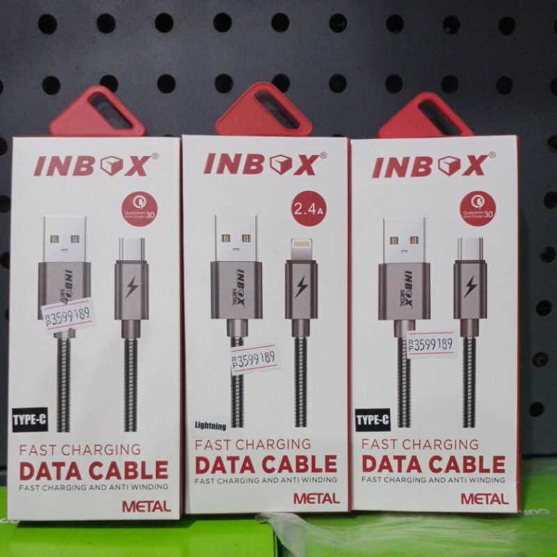 KABEL DATA METAL INBOX FAST CHARGING