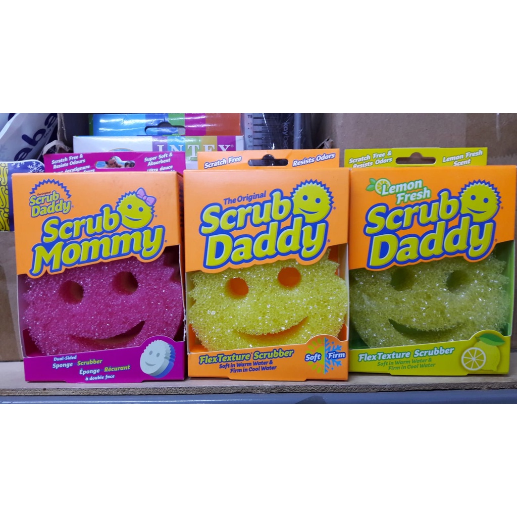 Scrub Daddy Lemon Fresh The Original Srub Mommy - spon pembersih cuci piring