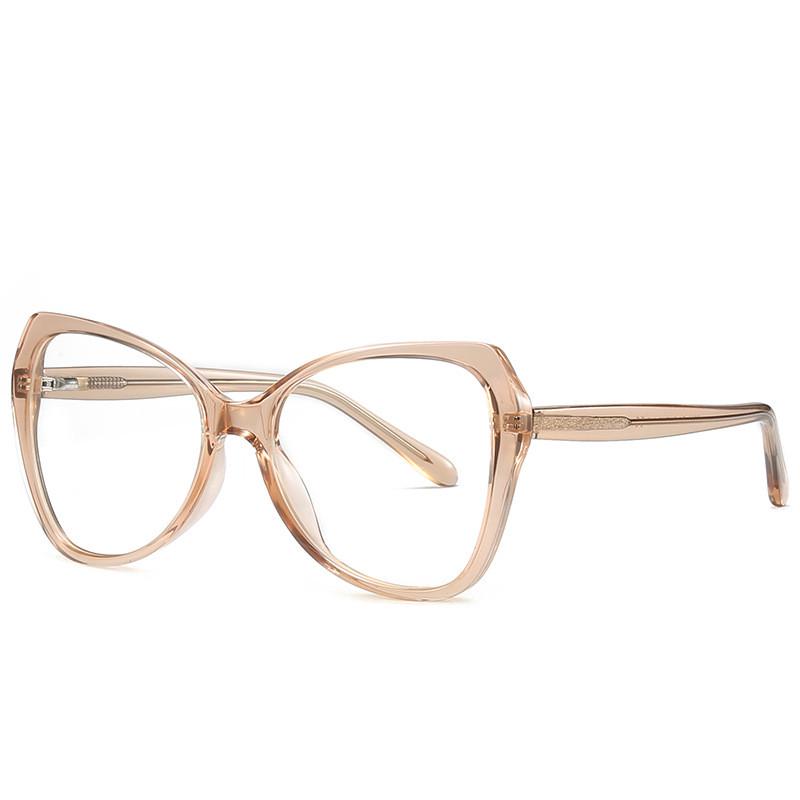 【YUZHU】COD New Fashion Oversized Frame Anti-blue Light TR90 Kacamata Bingkai CP Spring Pin Kacamata