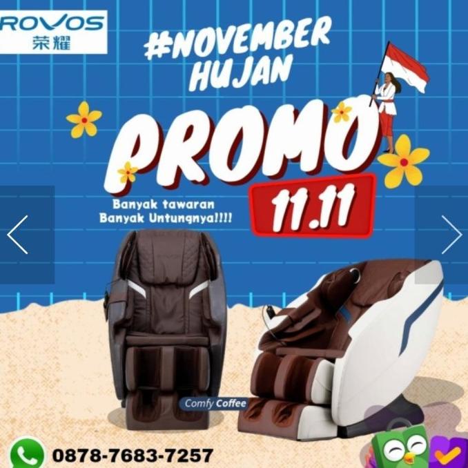 diskon kursi pijat rovos comfy r311   300 kursi pijat nego sampai jadi   hitam