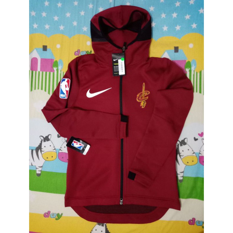 JAKET NBA NIKE ORIGINAL NBA THERMA FLEX ZIP HOODIE CLEVELAND CAVALIERS