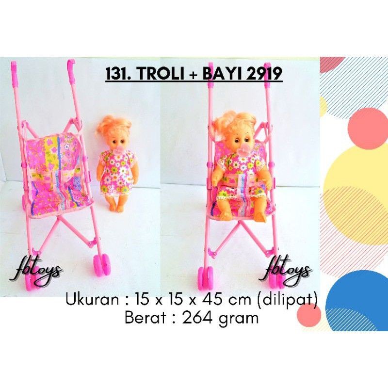 Mainan Anak Troli Plus Bayi 2919