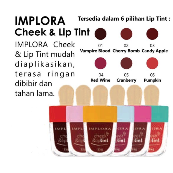 Implora Cheek &amp; Liptint