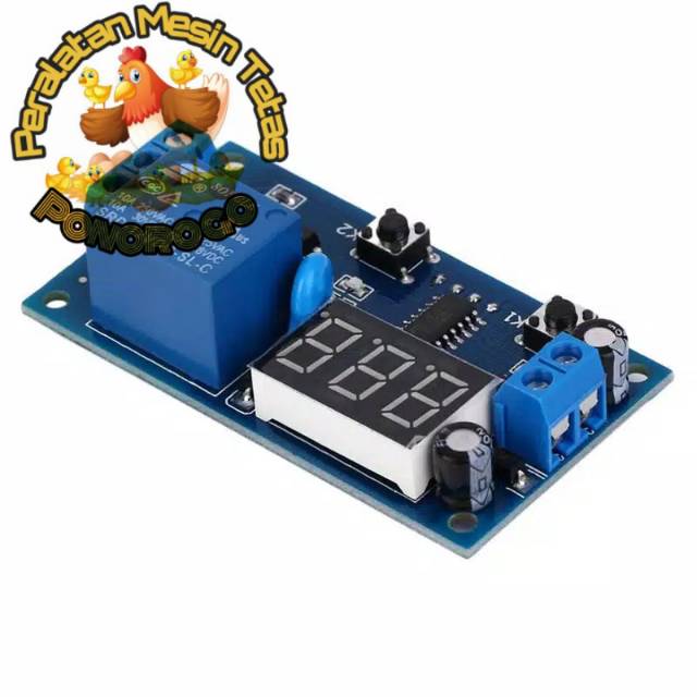 Digital Time Delay Relay Module 2B3D Timer Digital Mesin Tetas