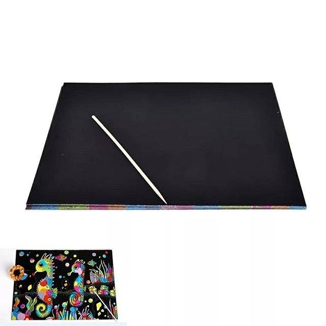 

Engraving Paper Kertas Gambar Mainan Edukasi Anak Buku Gambar Anak
