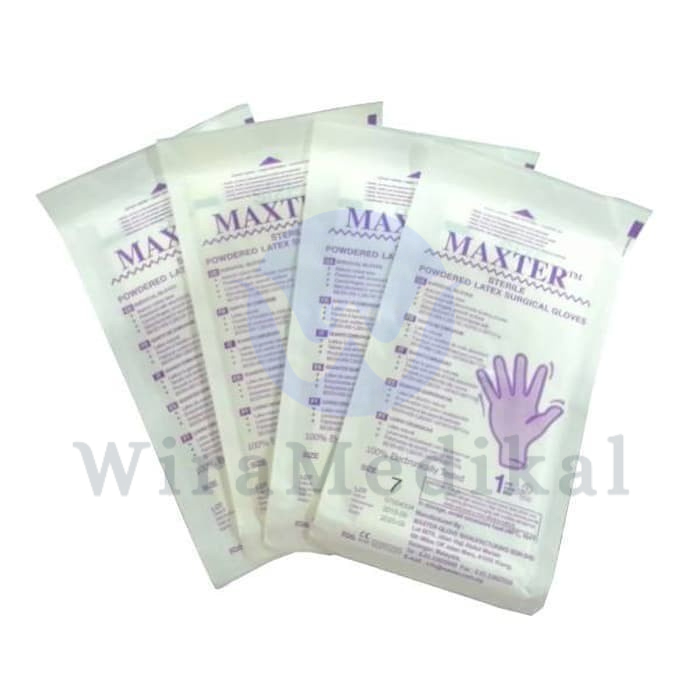 Sarung Tangan Steril Maxter / Handscoon Steril Maxter