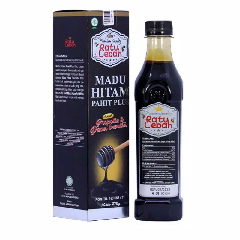 

Madu Hitam pahit Ratu Lebah plus propolis - Black honey