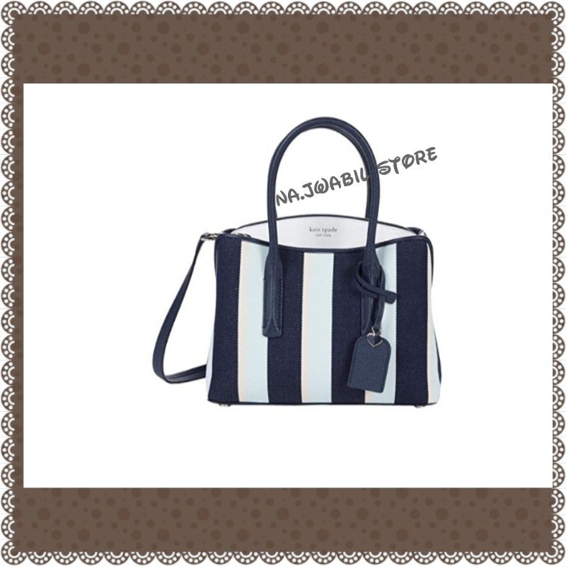 Katespade margaux medium stripe satchel