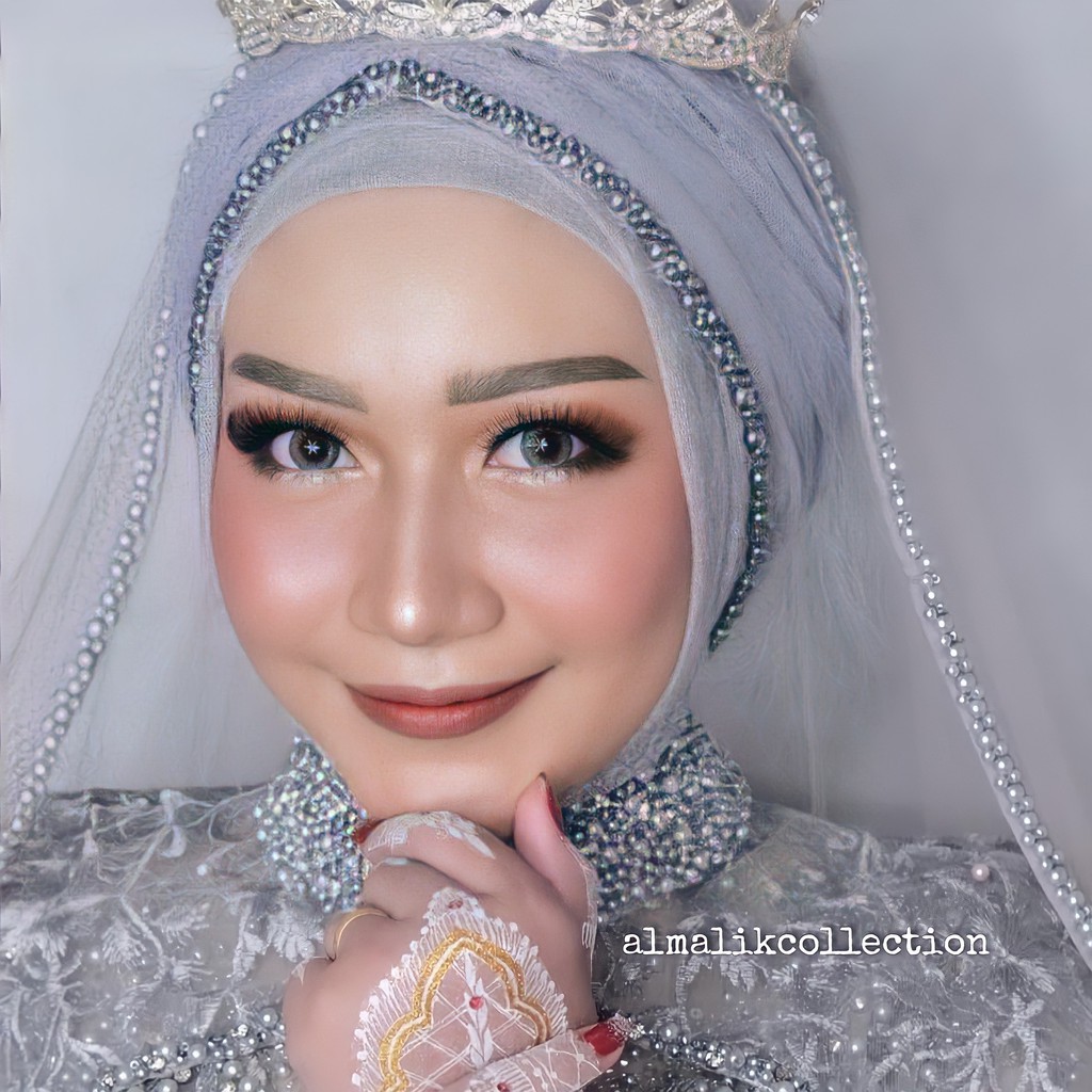 slayer pengantin / hijab pengantin / veil pengantin / selendang pengantin-2