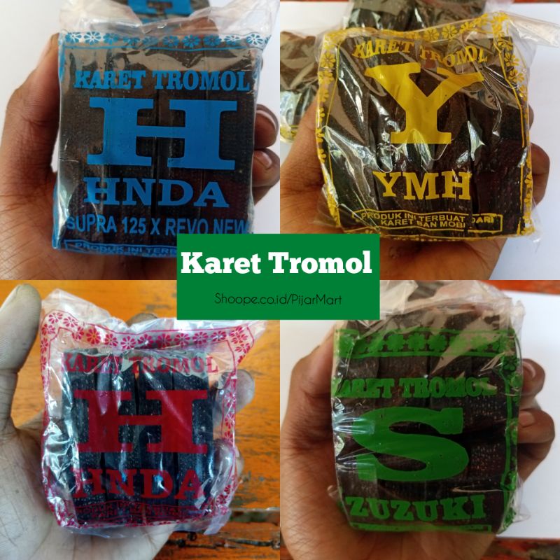 KARET TROMOL YAMAHA/ KARET TROMOL MOTOR/ KARET TROMOL DARI BAN TRUK/ KARET TROMOL KUAT