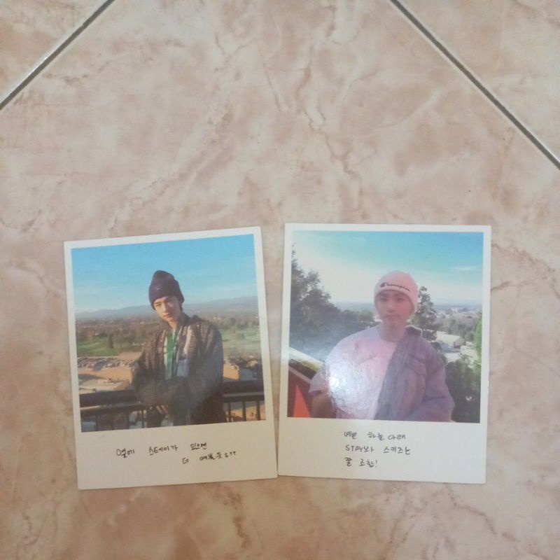 Polaroid SKZ HYUNJIN HAN GO LIVE