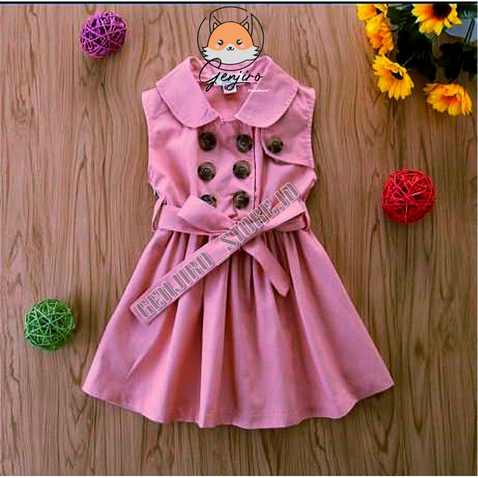 BAJU ANAK PEREMPUAN/DRESS CEWE/DRESS RAMY SALEM/SINGLET/UNTUK USIA 1 TAHUN - 4TAHUN/COD