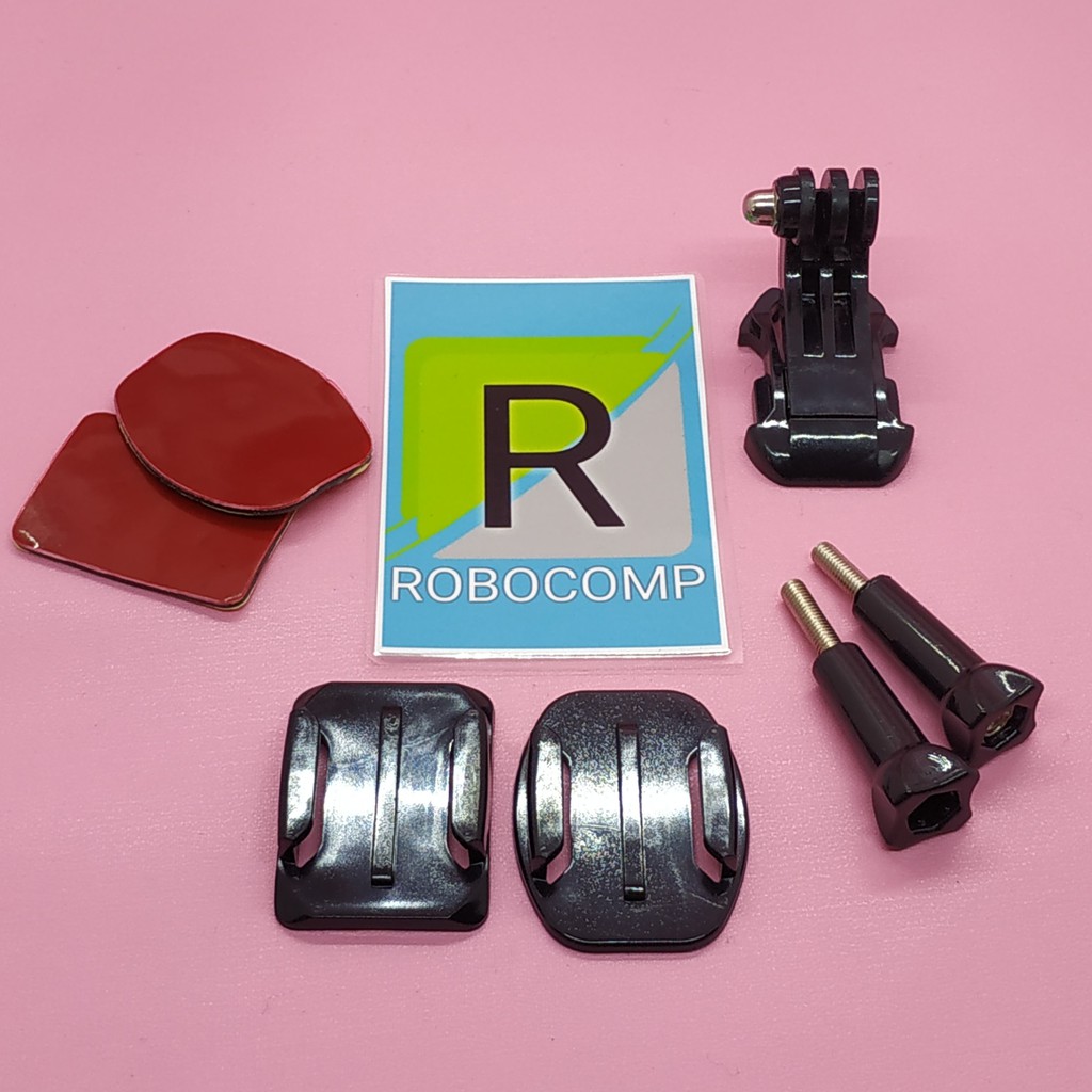 Dudukan Helm/Helmet Front Mount for Xiaomi Yi and GoPro Hero