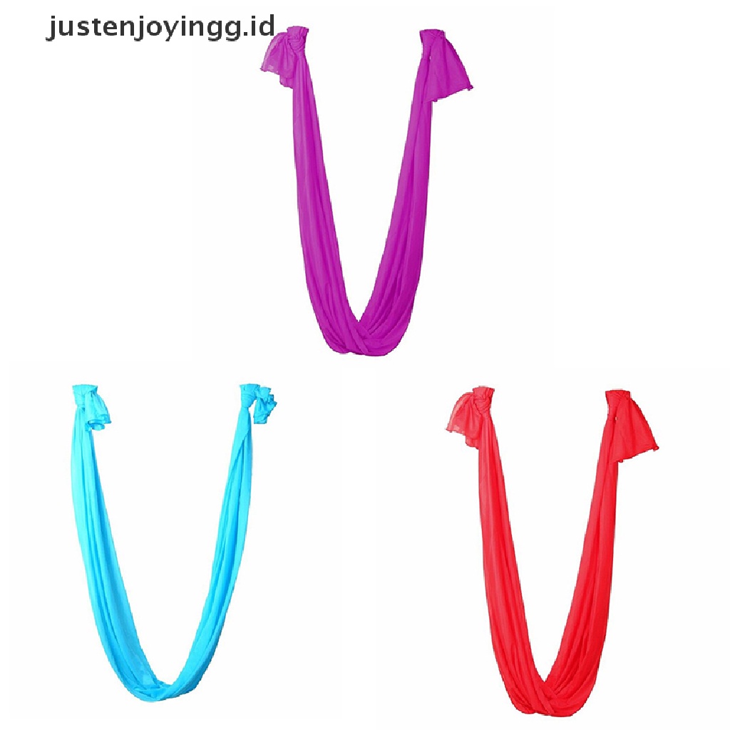 【justenjoyingg.id】 Yoga Swing Hammock Trapeze Sling Aerial Silk Set Anti-gravity Inversion Fitness  .