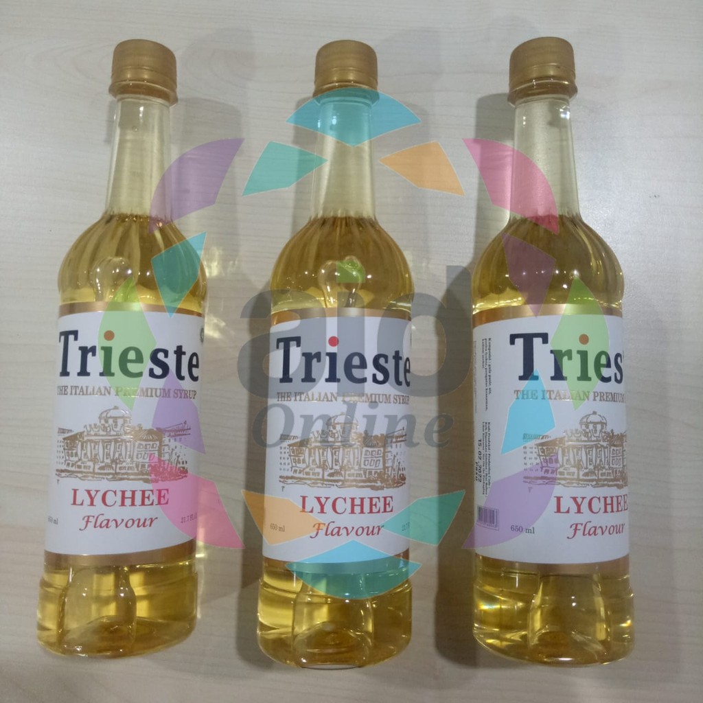 

Sirup Trieste Italian Premium Syrup Lychee Flavour - 650ml