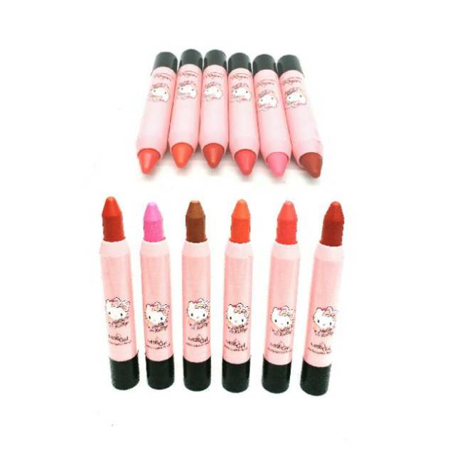 MISS GIRLmatte lipstick pensil /harga 12pc