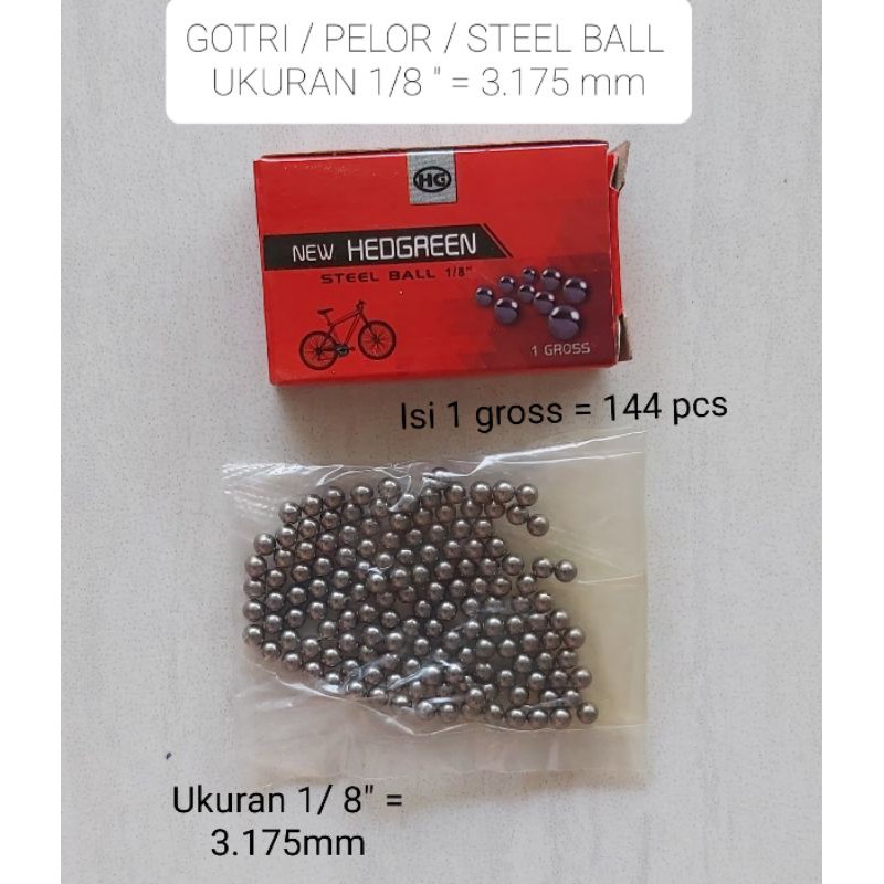 PELOR GOTRI BEARING LAHER SEPEDA STEEL BALL FREEWHEEL DRAT / GEAR / GIR / PEDAL SEPEDA