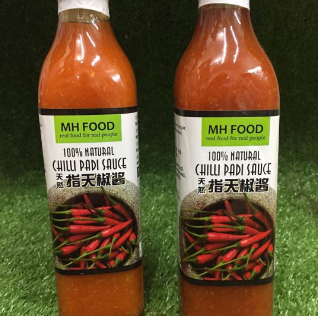 Mh Food  100% Natural Chilli Padi  Sauce 500g