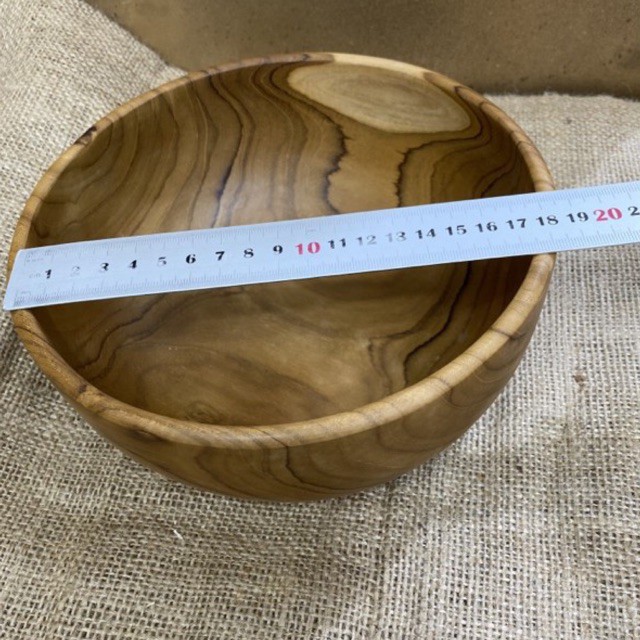 Wooden Bowl 18cm / Mangkok Kayu 18cm